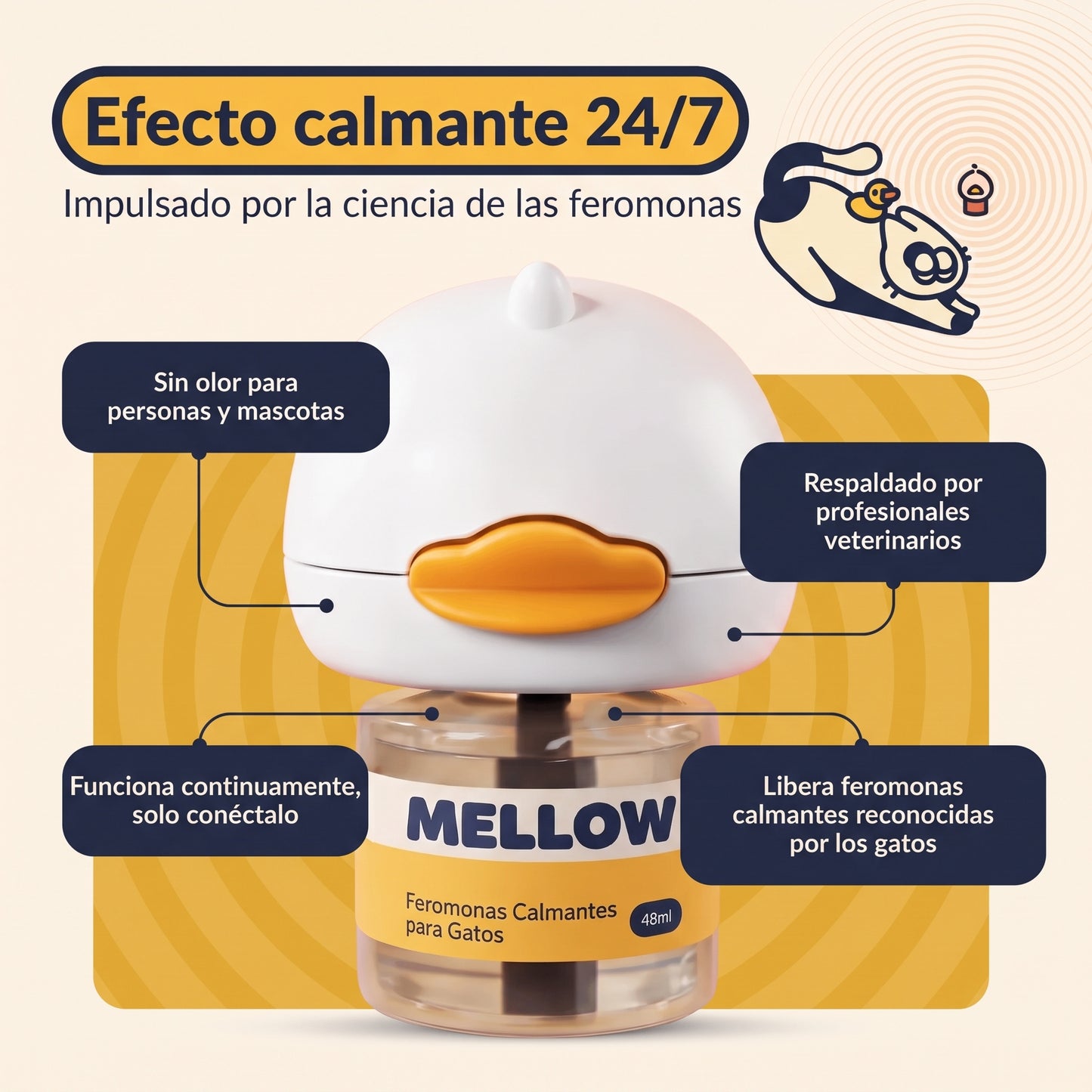 Kit difusor relajante para gatos