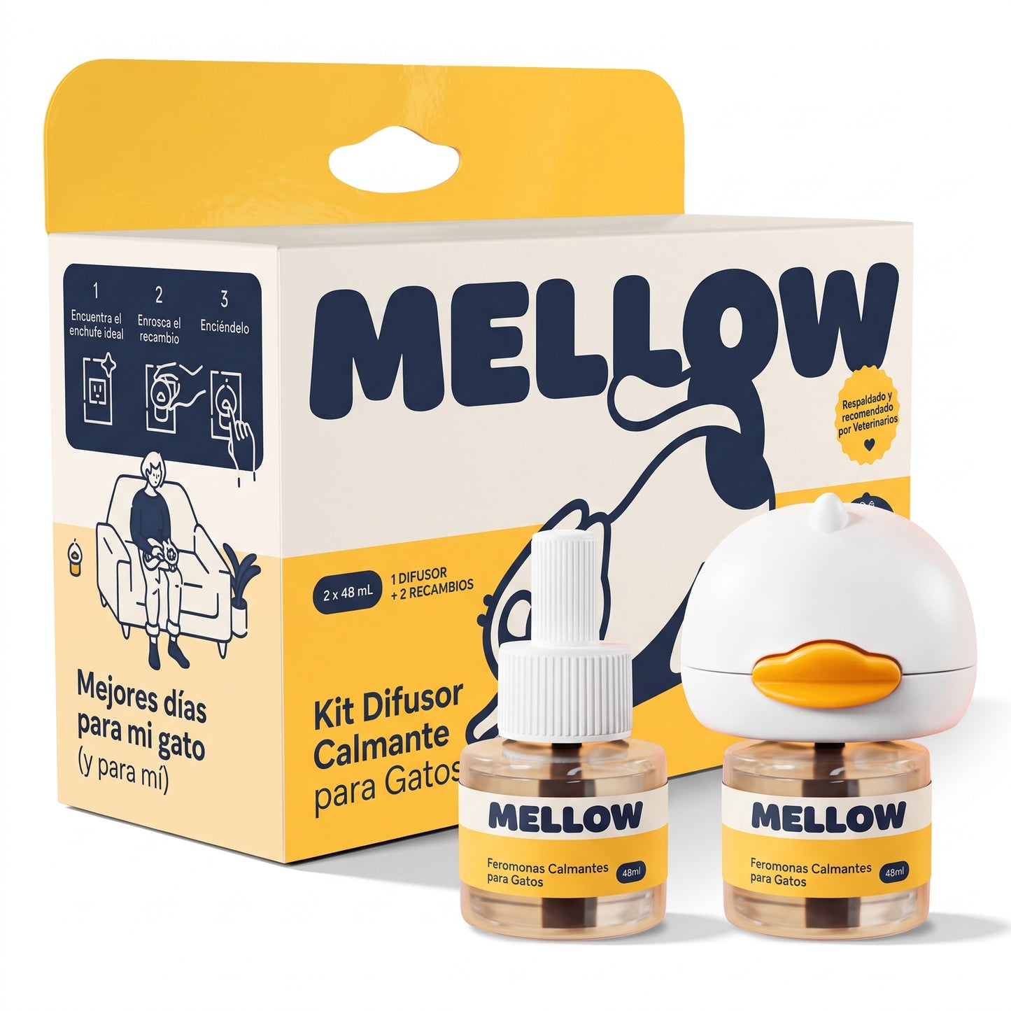 Kit difusor relajante para gatos